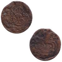 (1770, ЕМ) Монета Россия-Финдяндия 1770 год 1/4 копейки   Полушка Медь  F
